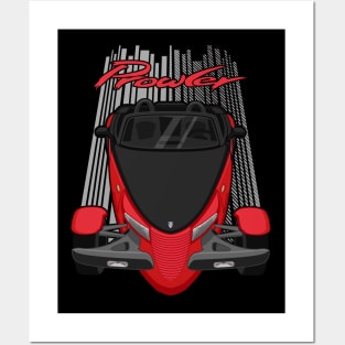 Plymouth Prowler - Red and Black Posters and Art